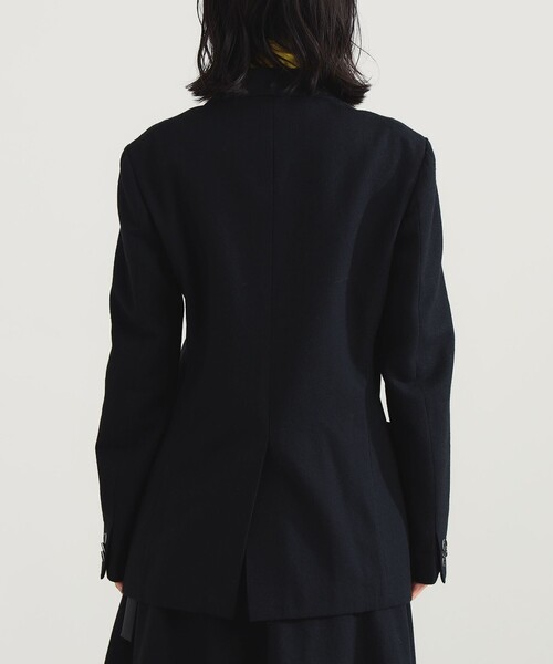 Demi-Luxe BEAMS（デミルクス ビームス）の「【1/15再値下げ】AK+1 / ウール ソリッド 2ボタン ジャケット（テーラードジャケット・レディース・ネイビー・36/38）」の11枚目の写真