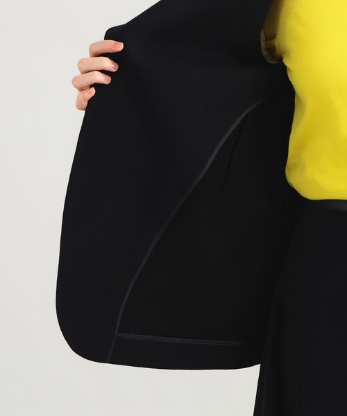 Demi-Luxe BEAMS（デミルクス ビームス）の「【1/15再値下げ】AK+1 / ウール ソリッド 2ボタン ジャケット（テーラードジャケット・レディース・ネイビー・36/38）」の14枚目の写真