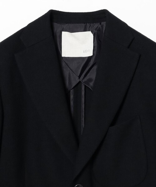 Demi-Luxe BEAMS（デミルクス ビームス）の「【1/15再値下げ】AK+1 / ウール ソリッド 2ボタン ジャケット（テーラードジャケット・レディース・ネイビー・36/38）」の18枚目の写真