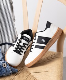U.S. POLO ASSN.（ユーエスポロアッスン）の「【U.S. POLO ASSN.】ボリュームソール ワンポイント 配色ライン スニーカー（スニーカー）」