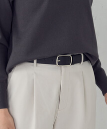 COMME CA ISM | フェイクレザー スクエアバックルベルト（3.0cm幅）(ベルト)