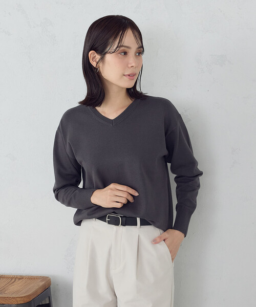 COMME CA ISM（コムサイズム）の「フェイクレザー スクエアバックルベルト（3.0cm幅）（ベルト・レディース・ブラック/ベージュ・FREE）」の6枚目の写真