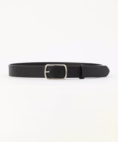 COMME CA ISM（コムサイズム）の「フェイクレザー スクエアバックルベルト（3.0cm幅）（ベルト・レディース・ブラック/ベージュ・FREE）」の7枚目の写真