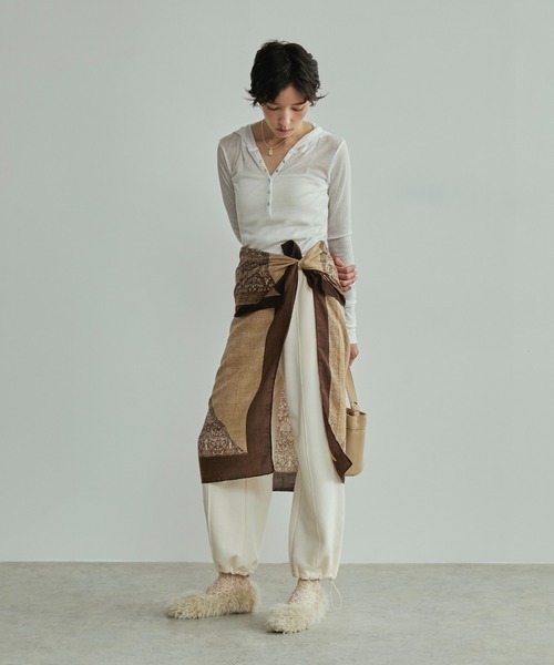 セール】ヘンリーネックカットソーフーディー（Tシャツ/カットソー