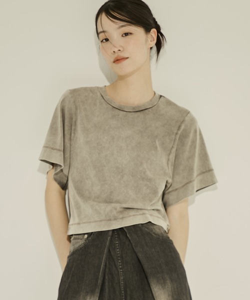 tシャツ 「STUDIOUS/ステュディオス」Faded Chibi Tee/フェイデッドチビTシャツ レディース STUDIOUS/ステュディオス】Faded Chibi Tee/フェイデッドチビT