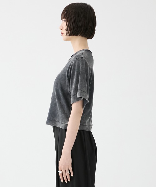STUDIOUS(ステュディオス)の「【STUDIOUS/ステュディオス】Faded Chibi Tee/フェイデッドチビTシャツ(Tシャツ/カットソー・レディース・ブラック/ベージュ・FREE)」の11枚目の写真