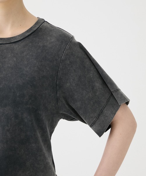 STUDIOUS(ステュディオス)の「【STUDIOUS/ステュディオス】Faded Chibi Tee/フェイデッドチビTシャツ(Tシャツ/カットソー・レディース・ブラック/ベージュ・FREE)」の14枚目の写真