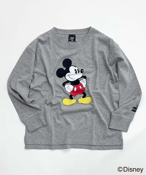 ミッキーマウス - 【新品】ミッキー ⭐️ クリスマス 長袖シャツ Mサイズ セール】キッズ MICKEY MOUSE ミッキー オーバーサイズ ロンT（T