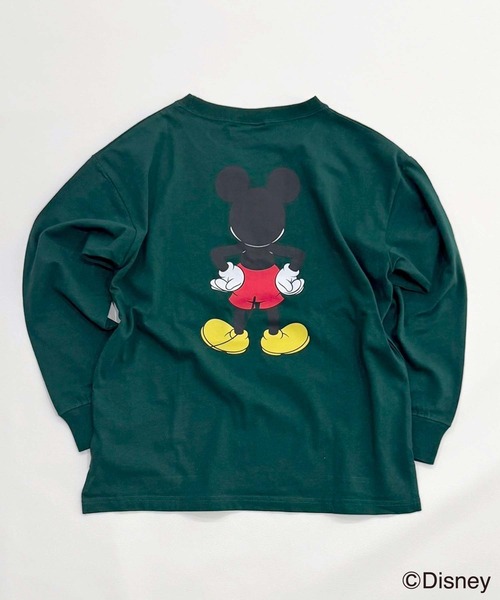 ミッキーマウス - 【新品】ミッキー ⭐️ クリスマス 長袖シャツ Mサイズ セール】キッズ MICKEY MOUSE ミッキー オーバーサイズ ロンT（T