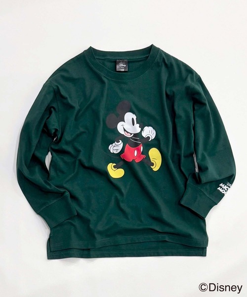 セール】キッズ MICKEY MOUSE ミッキー オーバーサイズ ロンT（T