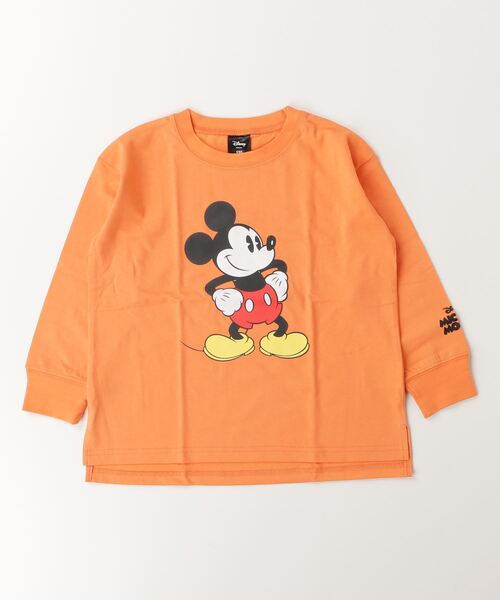セール】キッズ MICKEY MOUSE ミッキー オーバーサイズ ロンT（T