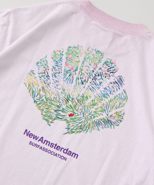 JOURNAL STANDARD relume(ジャーナルスタンダード レリューム)の「NEW AMSTERDAM SURF ASSOCIATION TALL GRASS TEE 2501092001/003(Tシャツ/カットソー・メンズ・ホワイト/ピンク・MEDIUM/LARGE)」の7枚目の写真