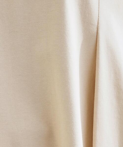 grove(グローブ)の「すっきり見え ペプラムフレンチスリーブカットソー(Tシャツ/カットソー・レディース・オリーブ/ブラック/ナチュラル・05/04/03/02/01)」の4枚目の写真