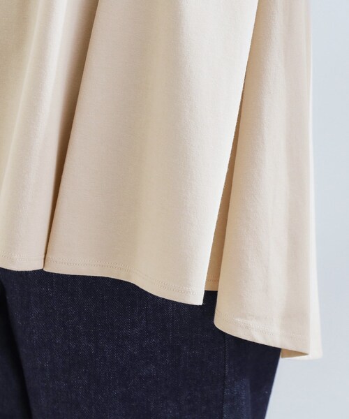 grove(グローブ)の「すっきり見え ペプラムフレンチスリーブカットソー(Tシャツ/カットソー・レディース・オリーブ/ブラック/ナチュラル・05/04/03/02/01)」の10枚目の写真