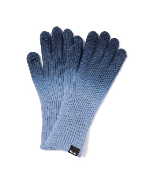 BEAMS（ビームス）の「グラデーション グローブ（手袋・メンズ・ネイビー/グリーン/ブラック・ONE SIZE）」の3枚目の写真