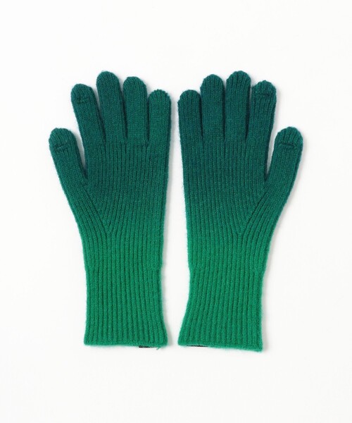 BEAMS（ビームス）の「グラデーション グローブ（手袋・メンズ・ネイビー/グリーン/ブラック・ONE SIZE）」の7枚目の写真