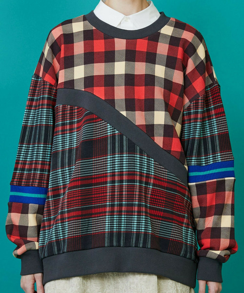 FRAPBOIS（フラボア）の「チェットレーナー（スウェット・レディース・ブルー系その他/レッド系その他・1/2）」の7枚目の写真