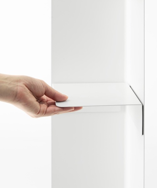 TIMELESS COMFORT（タイムレスコンフォート）の「tower（タワー）キャスター付きスリムトイレラック（バス/トイレグッズ・レディース・ブラック/ホワイト・ONE SIZE）」の21枚目の写真