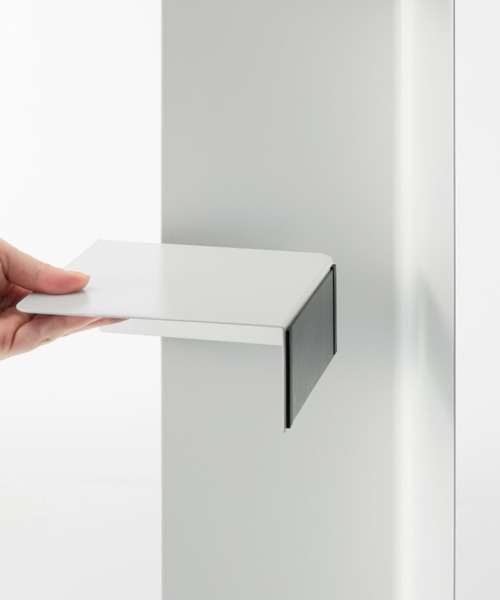 TIMELESS COMFORT（タイムレスコンフォート）の「tower（タワー）キャスター付きスリムトイレラック（バス/トイレグッズ・レディース・ブラック/ホワイト・ONE SIZE）」の22枚目の写真