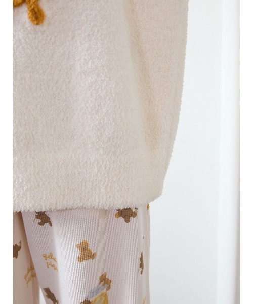 ジェラートピケ ベビモコハートベアジャガードプルオーバー & ロングパンツ ジェラートピケ オム メンズ バレンタイン ベビモコハートベア