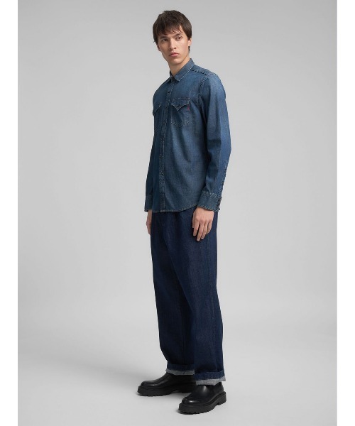 REPLAY(リプレイ)の「6.5OZ ダメージ加工デニムウエスタンシャツ(シャツ/ブラウス・メンズ・ダークブルー・X-LARGE/LARGE/MEDIUM/SMALL)」の7枚目の写真