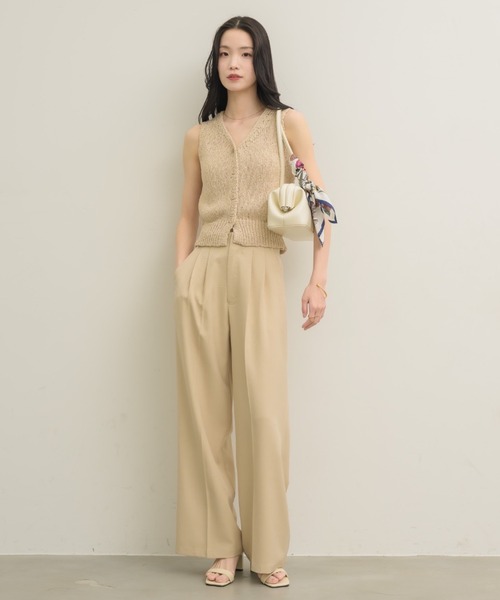 大人気のパンツがバージョンアップして登場！2タックパンツ