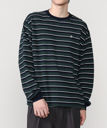 Gymphlex | ストライプ ワッフルカットソー MEN