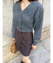 LAGUNAMOON | フェザーネップカーデプルオーバー(カーディガン/ボレロ)