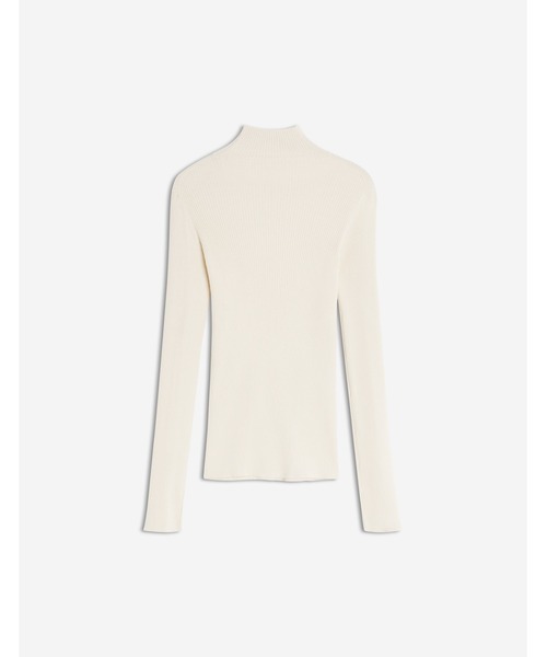 Maison Kitsune(メゾンキツネ)の「BABY FOX FINE WOOL RIB TURTLENECK JUMPER(ニット/セーター・レディース・アイボリー・XS/S/M/L)」の2枚目の写真