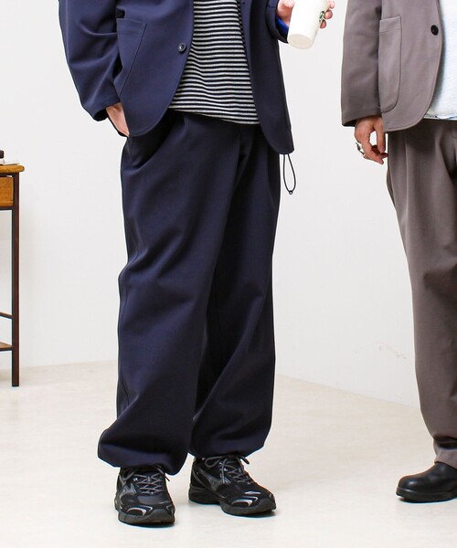 GLOSTER（グロスター）の「【セットアップ対応】トリコットオールマイティパンツ（その他パンツ・メンズ・ネイビー/モカ/ブラック・S/M/L）」の3枚目の写真