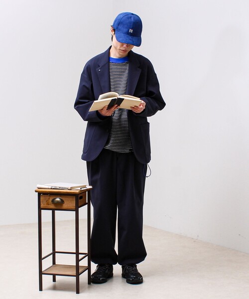 GLOSTER（グロスター）の「【セットアップ対応】トリコットオールマイティパンツ（その他パンツ・メンズ・ネイビー/モカ/ブラック・S/M/L）」の6枚目の写真