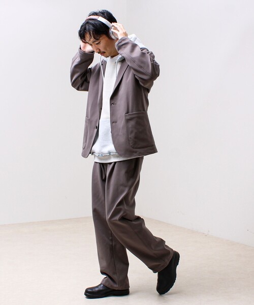 GLOSTER（グロスター）の「【セットアップ対応】トリコットオールマイティパンツ（その他パンツ・メンズ・ネイビー/モカ/ブラック・S/M/L）」の7枚目の写真