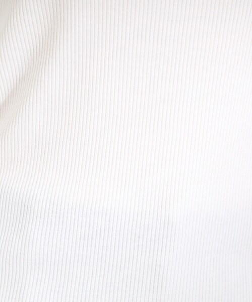 DRESKIP（ドレスキップ）の「【S-LL】女性らしさ漂うハートネック テレコ5分袖トップス（Tシャツ/カットソー・レディース・ブラック/ブルーグリーン/オフホワイト/ホワイト系5・01/02/03/04）」の13枚目の写真