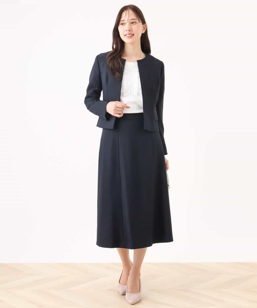 OFUON le MK(オフオンルエムケー)の「【2025AW】ミニフリルディティールコットンカットソー/洗える/WEB限定サイズあり(Tシャツ/カットソー・レディース・ホワイト/ブルー系その他・36/38)」の11枚目の写真