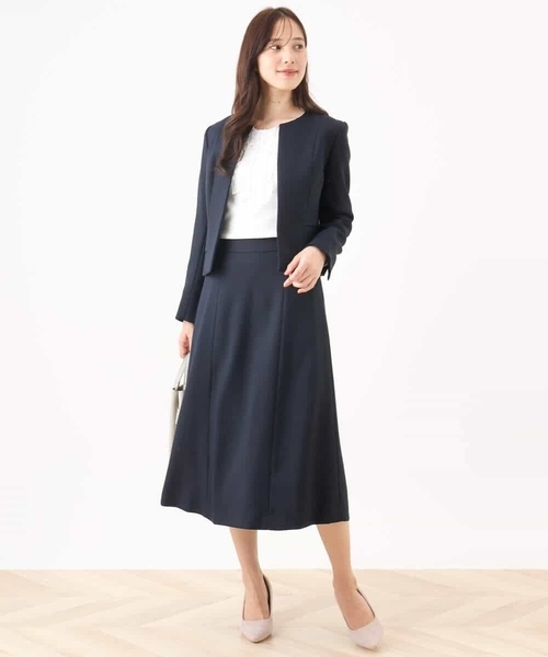 OFUON le MK(オフオンルエムケー)の「【2025AW】ミニフリルディティールコットンカットソー/洗える/WEB限定サイズあり(Tシャツ/カットソー・レディース・ホワイト/ブルー系その他・36/38)」の18枚目の写真