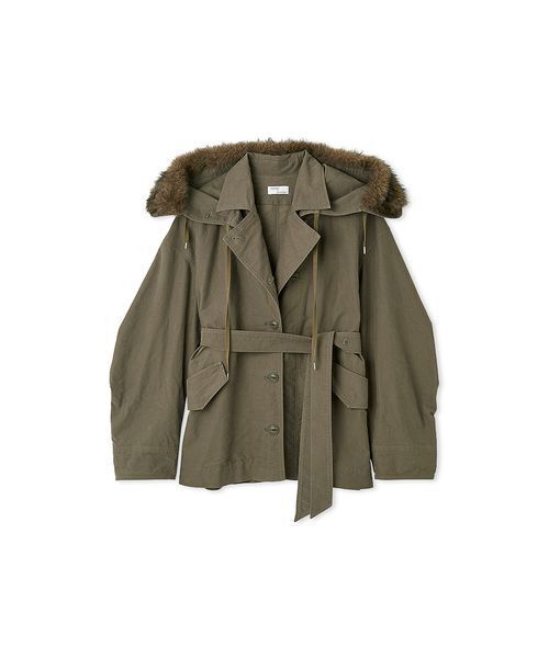 styling/（スタイリング）の「【セットアップ対応】アタッチドフードジャケット（ミリタリージャケット・レディース・カーキ/ベージュ・0/1）」の17枚目の写真