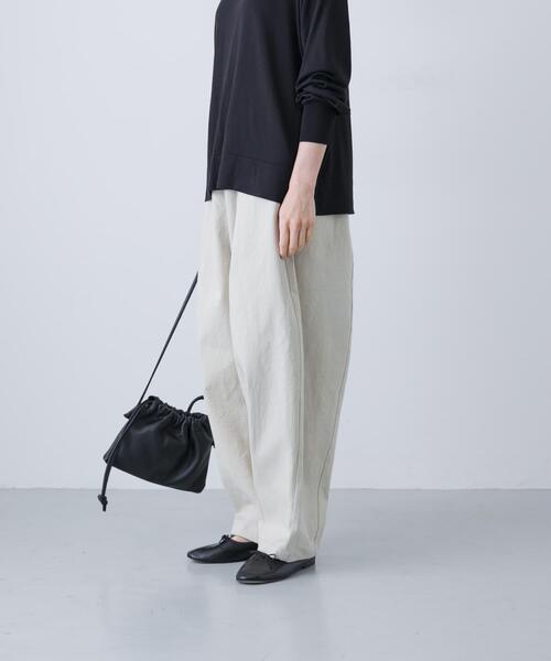 かぐれ（カグレ）の「コットンボリュームパンツ（その他パンツ・レディース・ブラック/アイボリー・FREE）」の3枚目の写真