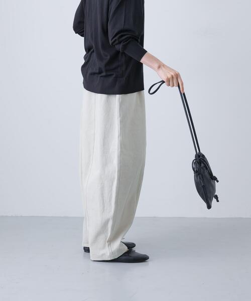 かぐれ（カグレ）の「コットンボリュームパンツ（その他パンツ・レディース・ブラック/アイボリー・FREE）」の4枚目の写真