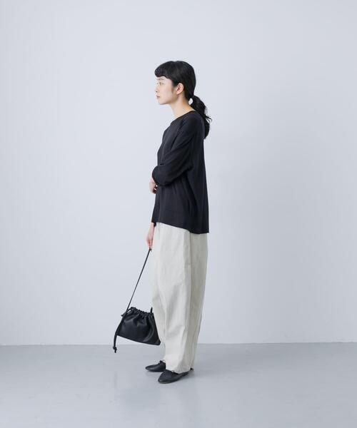 かぐれ（カグレ）の「コットンボリュームパンツ（その他パンツ・レディース・ブラック/アイボリー・FREE）」の7枚目の写真