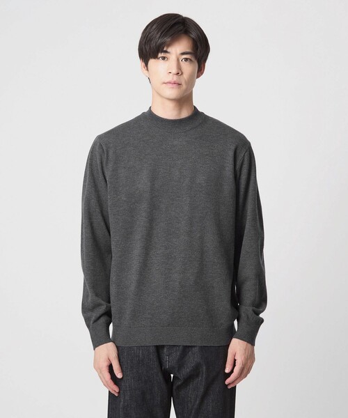 WEB限定】JUST fit ジャケイン モックネック ニット（ニット/セーター