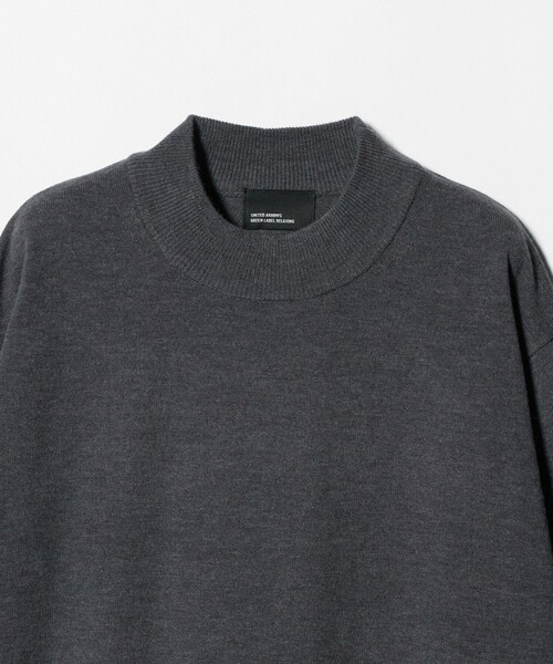 green label relaxing（グリーンレーベルリラクシング）の「【WEB限定】JUST fit ジャケイン モックネック ニット（ニット/セーター・メンズ・ブラック/ダークグレー/ダークブラウン・M/L/S/XL）」の10枚目の写真