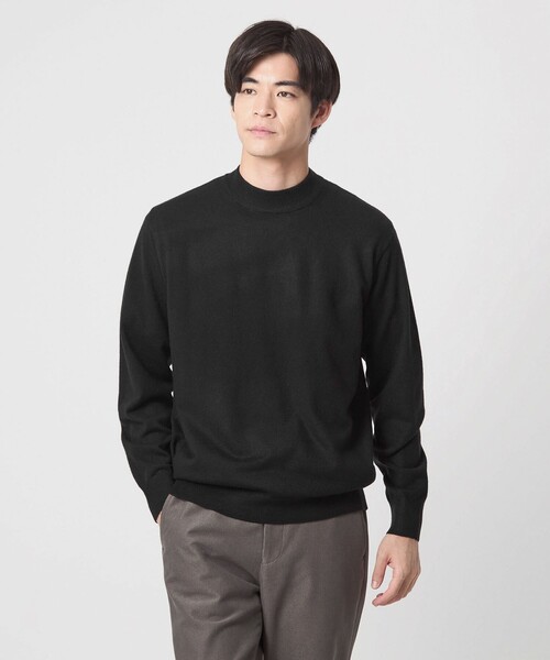 WEB限定】JUST fit ジャケイン モックネック ニット（ニット/セーター