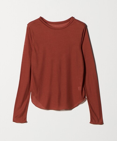 CITEN(シテン)の「<CITEN>エッセンシャルシアトップ(Tシャツ/カットソー・レディース・ホワイト/ブラック/ダークブラウン/レッド・FREE)」の16枚目の写真
