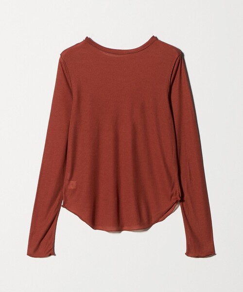 CITEN(シテン)の「<CITEN>エッセンシャルシアトップ(Tシャツ/カットソー・レディース・ホワイト/ブラック/ダークブラウン/レッド・FREE)」の17枚目の写真