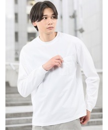 m.f.editorial | 【ストレッチ 高通気 撥水】KAITEKI+ マジ軽ウォーム クルーネック長袖Tシャツ(Tシャツ/カットソー)