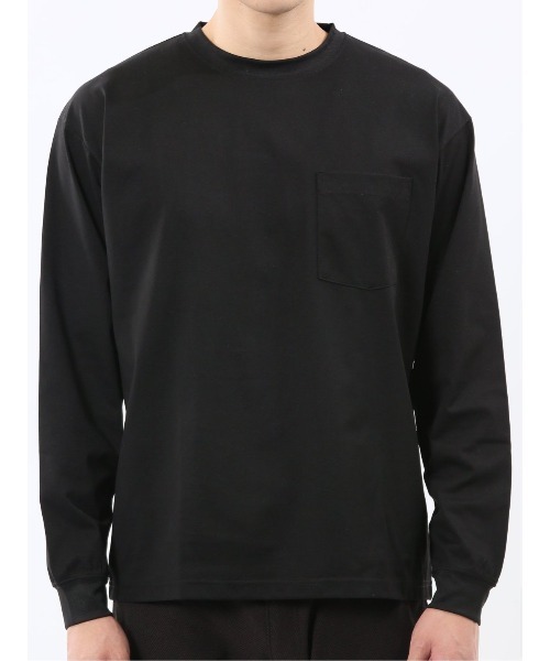 m.f.editorial（エムエフエディトリアル）の「【ストレッチ 高通気 撥水】KAITEKI+ マジ軽ウォーム クルーネック長袖Tシャツ（Tシャツ/カットソー・メンズ・グレー系その他2/ネイビー/ホワイト/ブラック・LARGE/MEDIUM）」の15枚目の写真