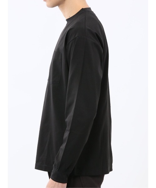 m.f.editorial（エムエフエディトリアル）の「【ストレッチ 高通気 撥水】KAITEKI+ マジ軽ウォーム クルーネック長袖Tシャツ（Tシャツ/カットソー・メンズ・グレー系その他2/ネイビー/ホワイト/ブラック・LARGE/MEDIUM）」の16枚目の写真