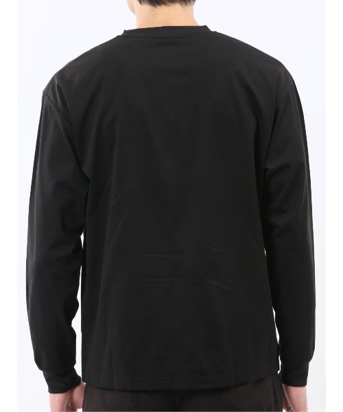 m.f.editorial（エムエフエディトリアル）の「【ストレッチ 高通気 撥水】KAITEKI+ マジ軽ウォーム クルーネック長袖Tシャツ（Tシャツ/カットソー・メンズ・グレー系その他2/ネイビー/ホワイト/ブラック・LARGE/MEDIUM）」の17枚目の写真