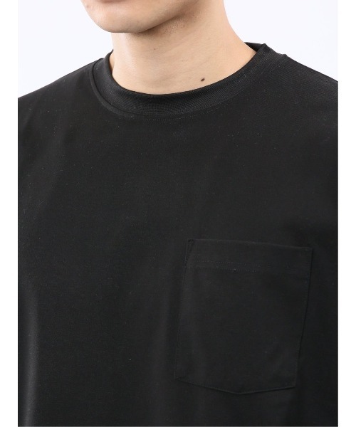 m.f.editorial（エムエフエディトリアル）の「【ストレッチ 高通気 撥水】KAITEKI+ マジ軽ウォーム クルーネック長袖Tシャツ（Tシャツ/カットソー・メンズ・グレー系その他2/ネイビー/ホワイト/ブラック・LARGE/MEDIUM）」の18枚目の写真