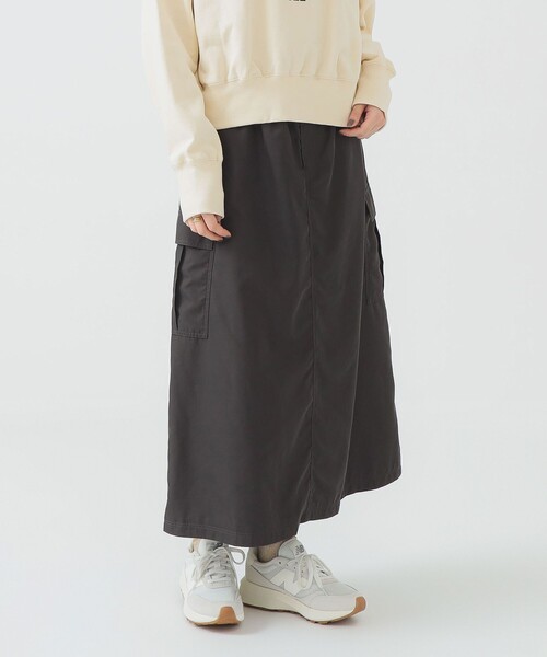 B:MING by BEAMS（ビーミングバイビームス）の「ミリタリー カーゴ スカート（スカート・レディース・カーキ/チャコールグレー/ナチュラル・SMALL/MEDIUM）」の8枚目の写真